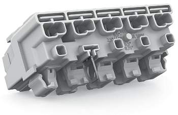 Разъем питания сети WAGO 294-8125, 5 pin, 0.5мм² - 2.5мм², 24А, (250 шт)