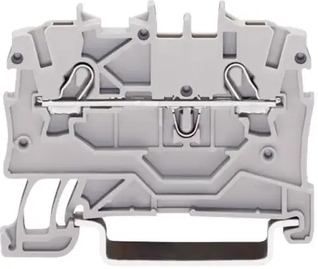 Клемма WAGO 2000-1204, 2 pin, 0.14мм² - 1.50мм², 800В, 13.5А, конф: N, (1 шт)