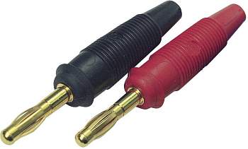 972518701, SKS-HIRSCHMANN LAS 30 - Штекер с ламелями, Ø-контакта: 4 мм, красный : 1 шт.
