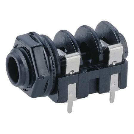 Защелкивающееся встроенное гнездо 6,35 мм BKL Electronic 1109016