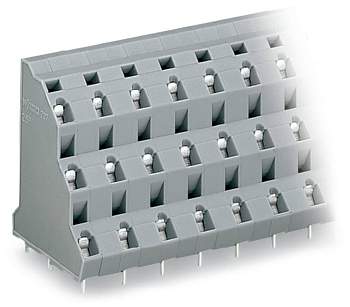 Трехуровневая клемма WAGO 737-712, 36 pin, 0.08мм² - 2.50мм², 1000В, CS: 10мм, (8 шт)