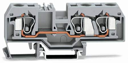 Клемма WAGO 284-681, 3 pin, 0.20мм² - 10мм², 800В, 57А, конф: L, (25 шт)