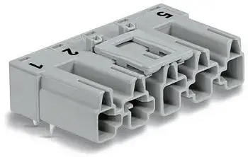 Разъем питания сети WAGO 770-855/011-000/064-000, 5 pin, 400В, 25А, (50 шт)