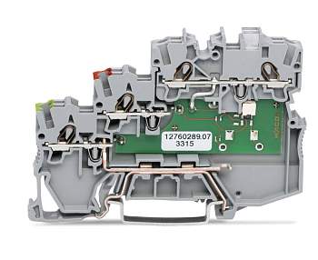 Клемма привода WAGO 2000-5317/1101-951, 8 pin, 0.14мм² - 1.50мм², 24В, 13.5А, (50 шт)