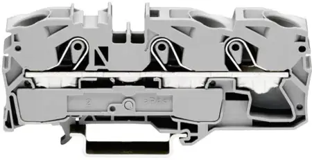 PG клемма WAGO 2016-1307, 3 pin, 0.50мм² - 24мм², 76А, конф: Terre, (1 шт)