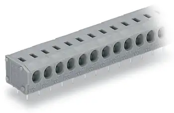 Быстроразъемная клемма WAGO 235-408, 8 pin, 0.25мм² - 2.50мм², 320В, 24А, CS: 5мм;5.08мм, (100 шт)