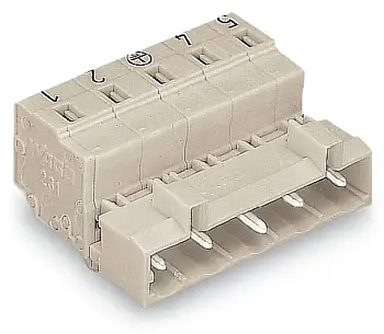 Штифтовая планка WAGO 723-609/018-034, 9 pin, 0.08мм² - 2.50мм², 630В, 12А, CS: 7.50мм, (25 шт)