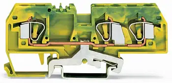 PG клемма WAGO 282-687, 3 pin, 0.20мм² - 6мм², 41А, конф: Terre, (25 шт)