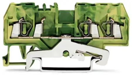 PG клемма WAGO 280-687, 3 pin, 0.08мм² - 2.50мм², 24А, конф: Terre, (100 шт)