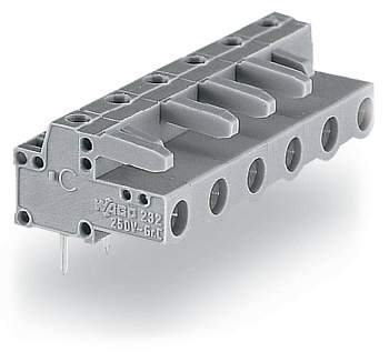 Розетка для подключения к печатной плате WAGO 232-846, 16 pin, 630В, CS: 7.50мм, (10 шт)