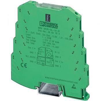 Разделитель сигналов Phoenix Contact 2864176 MINI MCR-SL-UI-2I-NC