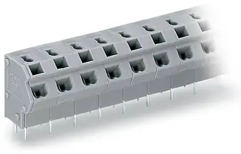 Быстроразъемная клемма WAGO 254-254, 4 pin, 0.25мм² - 0.75мм², 400В, CS: 7.50мм;7.62мм, (140 шт)