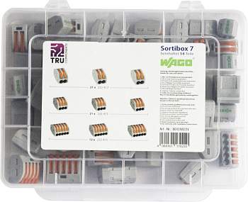 Соеденительня клемма (набор) WAGO WA-741-744, 0.08мм² - 2.5мм², (54 шт)