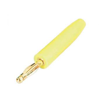 FK 2000 ge, SCHNEPP - Штекер с ламелями, Ø-контакта: 2 мм, желтый : 1 шт.