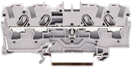Клемма WAGO 2004-1404, 4 pin, 0.50мм² - 6мм², 800В, 32А, конф: N, (1 шт)