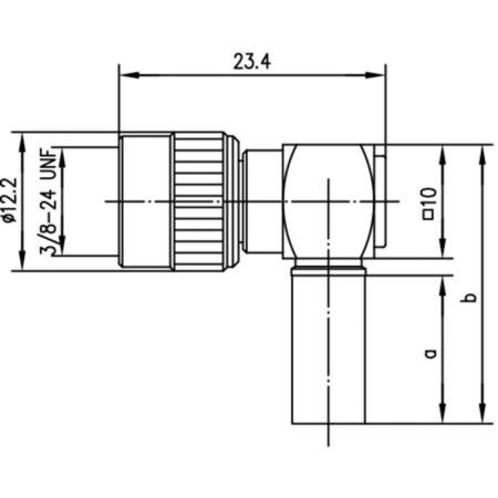 J01045A0002, Telegärtner - UHF-мини-разъем, 50 Ом : 1 шт.