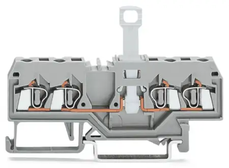 N клемма с разделителем WAGO 280-805, 4 pin, 0.08мм² - 2.50мм², 400В, 10А, (50 шт)