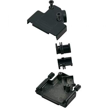 D-SUB металлический корпус MH Connectors MHD45ZK-15-BK-K выводы: 15