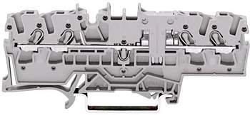 Клемма WAGO 2002-1801, 4 pin, 0.25мм² - 4мм², 400В, 16А, конф: L, (1 шт)