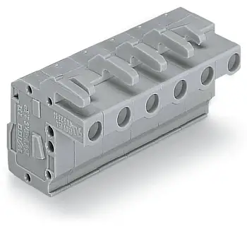 Розетка для подключения кабеля WAGO 732-102/026-000, 2 pin, 0.08мм² - 2.5мм², 300В, 15А, CS: 7.50мм, (100 шт)