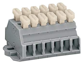 Клеммная колодка WAGO 261-426/341-000, 12 pin, 0.08мм² - 2.50мм², 500В, 24А, конф: L, (50 шт)