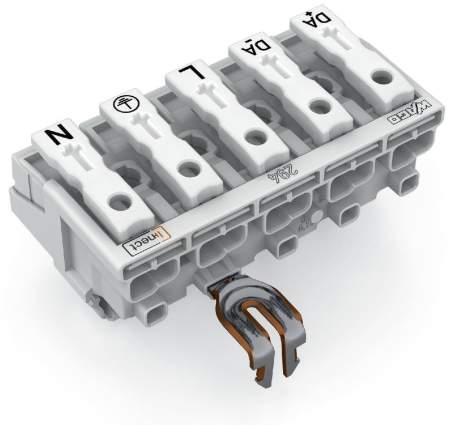 Разъем питания сети WAGO 294-8235, 5 pin, 0.5мм² - 2.5мм², (250 шт)