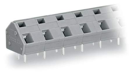 Быстроразъемная клемма WAGO 236-604/000-009/999-950, 4 pin, 0.08мм² - 2.50мм², 440В, 16А, CS: 10мм;10.16мм, (100 шт)