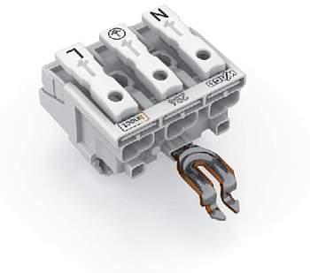 Разъем питания сети WAGO 294-8313, 3 pin, 0.5мм² - 2.5мм², 24А, (500 шт)