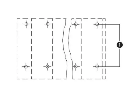 Двухуровневая клемма WAGO 736-616, 32 pin, 0.08мм² - 2.50мм², 630В, CS: 7.62мм, (14 шт)