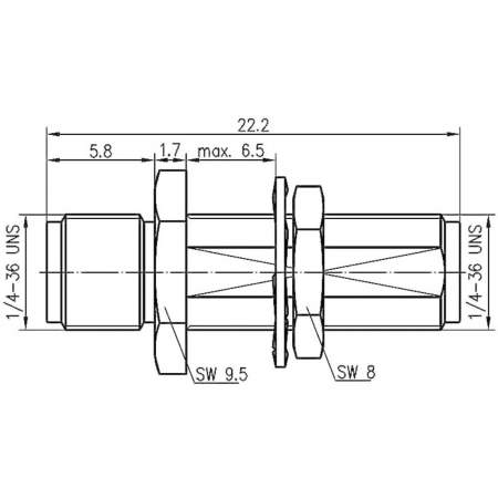 J01154A0041, Telegärtner - SMBA-разъем - SMA-разъем : 1 шт.