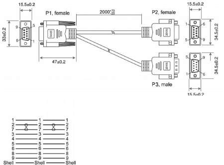 Y CAN кабель Ixxat 1.04.0076.00002 2м