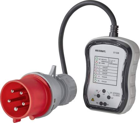 Тестер сетевых розеток VOLTCRAFT ST-32B 