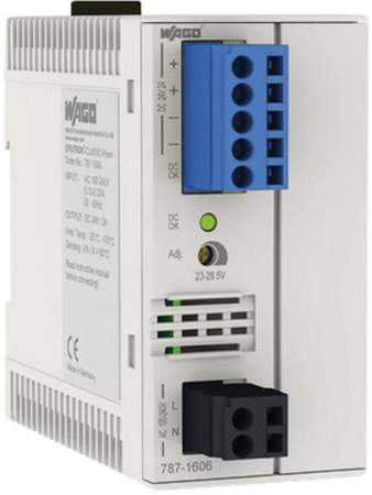Блок питания на DIN-рейке WAGO 787-1606 