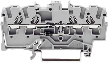 Диодная клемма WAGO 2002-1411/1000-411, 4 pin, 0.25мм² - 4мм², 250В, 500мА, конф: L, (1 шт)