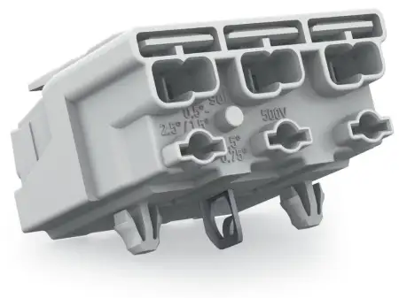 Разъем питания сети WAGO 294-5123, 3 pin, 0.5мм² - 1.5мм², 24А, (500 шт)