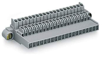 Розетка для подключения кабеля WAGO 246-101, 20 pin, 0.08мм² - 2.5мм², 630В, 16А, (15 шт)