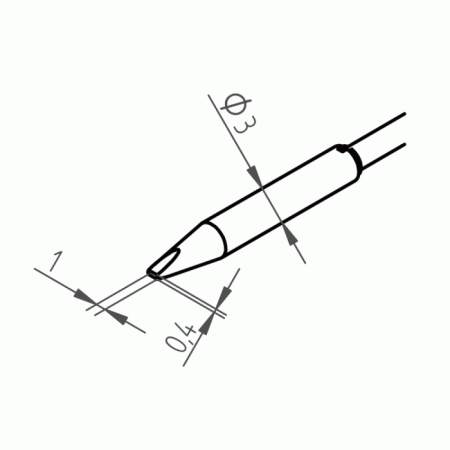 Наконечник для распайки Ersa 0462CDLF010 