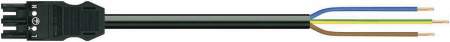 Кабель питания WAGO 771-9993/206-601, 2 pin,  - 1.5мм², 250В, вилка, конец кабеля, (1 шт)