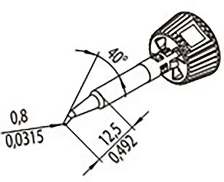 Паяльное жало Ersa 0142SDLF08L 
