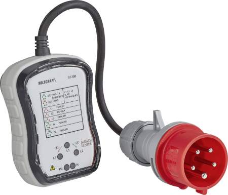 Тестер сетевых розеток VOLTCRAFT ST-16B 