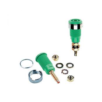 23.3020-25, Stäubli SLB4-G - Лабораторное гнездо, зеленый : 1 шт.