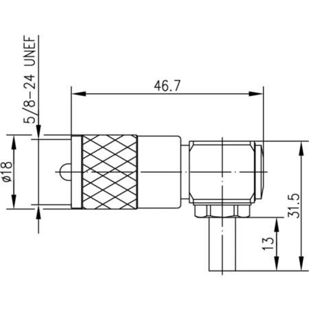J01040B0691, Telegärtner - UHF-разъем, 50 Ом : 1 шт.