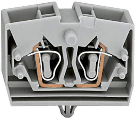 Клемма WAGO 264-344, 4 pin, 0.08мм² - 2.50мм², 800В, 24А, конф: N, (1 шт)