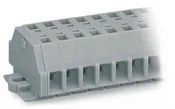 Клеммная колодка WAGO 261-105, 10 pin, 0.08мм² - 2.50мм², 500В, 24А, конф: L, (200 шт)