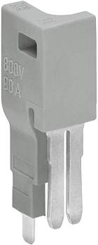 Перемычка WAGO 285-430, 2 pin, 800В, 90А, (1 шт)