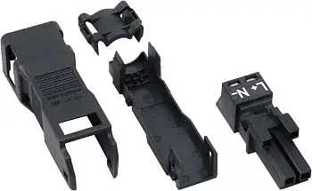 Разъем питания сети WAGO 890-102, 2 pin, 0.25мм² - 1.5мм², 250В, 16А, (1 шт)