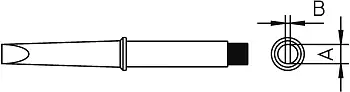 Паяльное жало Weller 4CT5B7-1 CT5 B7