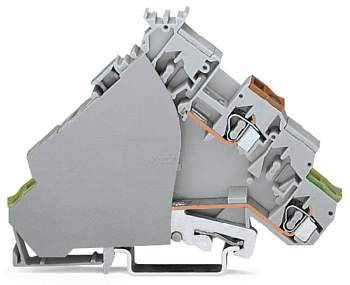 Клемма привода WAGO 280-586, 2 pin, 0.08мм² - 2.50мм², 400В, 20А, конф: L, (50 шт)