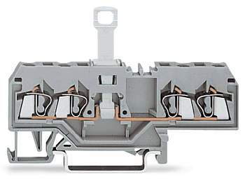 N клемма с разделителем WAGO 280-695, 4 pin, 0.08мм² - 2.50мм², 400В, 10А, (50 шт)