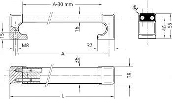 Ручка для корпуса Rohde A4-35.P200.S01 